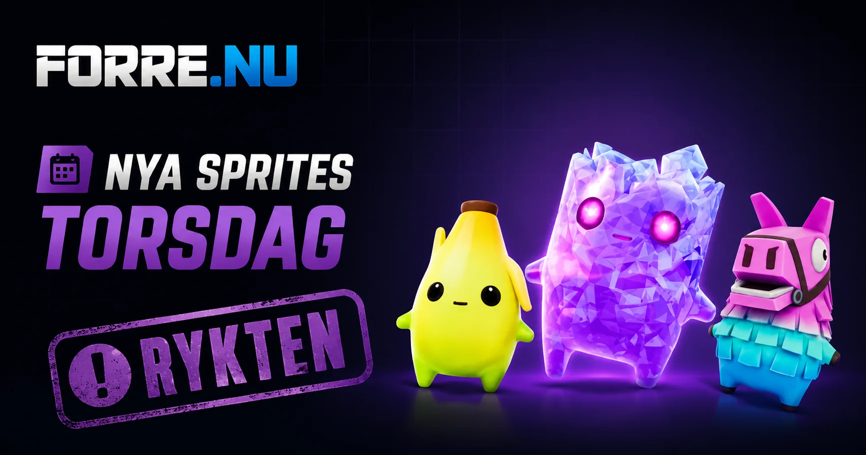 UPPDATERAD! Tre nya Sprites på torsdag...
